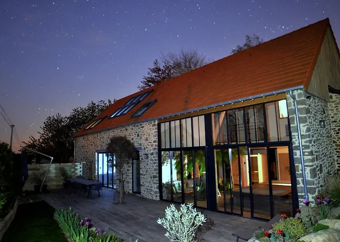 Ferienhaus La Grange De Tissey Grand Avec Et Sauna Dragey